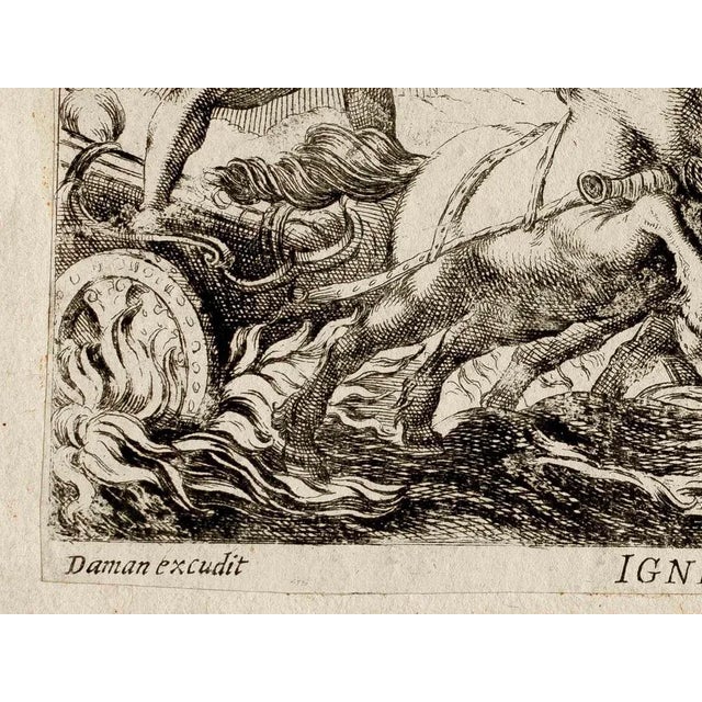 Antonio Tempesta, The Chariot of Gods, Etching, 17th Century For Sale - Image 3 of 5
