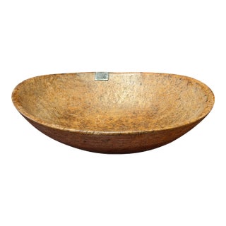 18th Century Native American Ash Burl Bowl For Sale