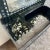 Chinese Chinese Black Lacquered Mother of Pearl Inlay Vanity/Chest With Mirror For Sale - Image 3 of 12