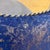 The handmade cover uses a deep navy ground with abstract gold metallic thread woven throughout, and the edge treatment is...