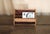 Awesome 1970s letter or paper holder for organzing your office. Wonderful woven front and burnt bamboo with different...