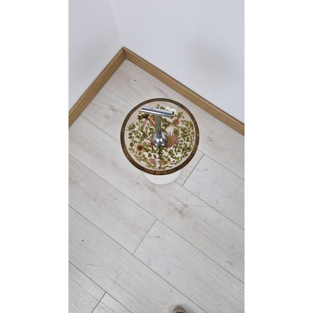 1960s Vintage Ashtray in Chromed Brass with Resin Tray, 1960s For Sale - Image 5 of 10