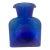 Blenko Blue Glass Water Bottle - Double Spout Pitcher Vase For Sale