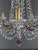 Gold 20th Century Louis XV Crystal and Bronze Chandelier with Pendants For Sale - Image 8 of 13