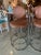 Metal Vintage Set of 4 Dia Design Institute America Chrome Arm Barstools Stools For Sale - Image 7 of 13