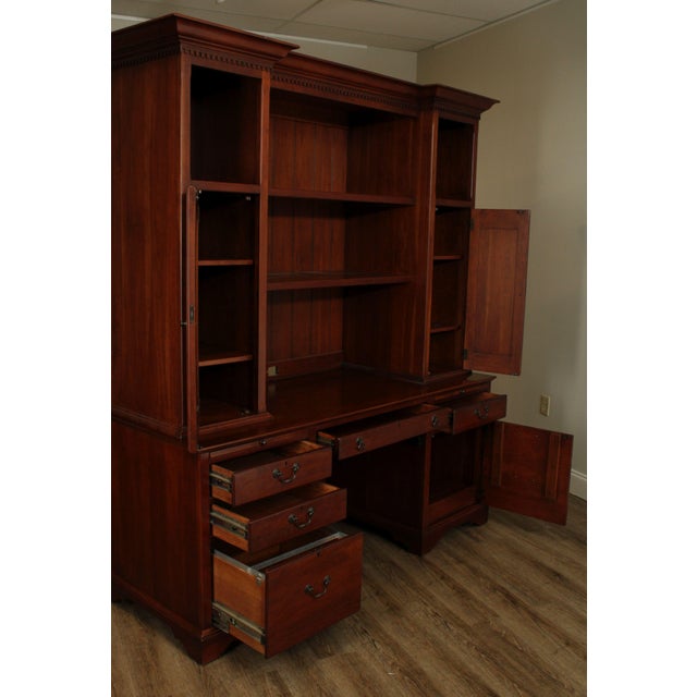 Lexington Bob Timberlake Cherry Desk Credenza With Bookcase Hutch Top Chairish