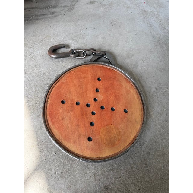 Brutalist Metal and Chain Mirror, 1950s For Sale - Image 15 of 18
