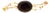 19th Century Victorian 14k Rose Gold Almandine Garnet Carbuncle Curved Bar Pin For Sale