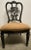 Set of 8 Thomasville Earnest Hemmingway dining chairs in houndstooth fabric