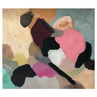 Franz Stirnimann, Composition, Oil on Canvas For Sale