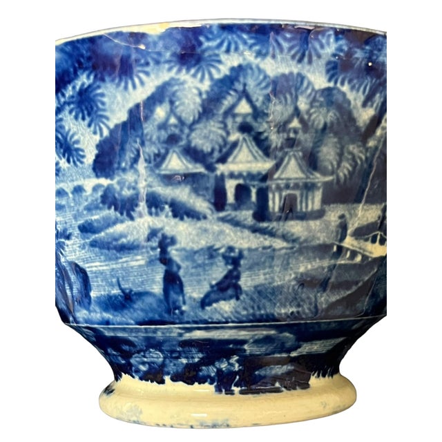 Historical English Staffordshire Tea Cup and Saucer, Circa 1790-1825 For Sale - Image 11 of 12