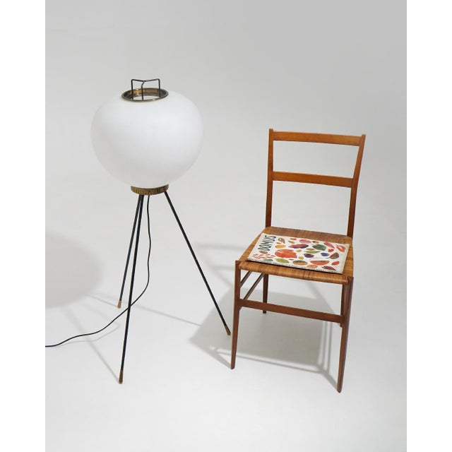 GlassTripod Floor Lamp from Stilnovo, 1950s For Sale - Image 14 of 16