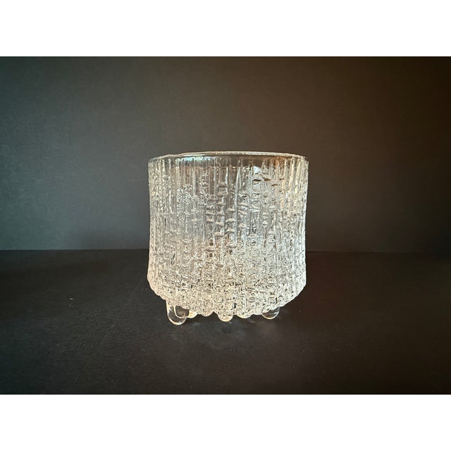 Mid-Century Modern 1960s Iittala Ultima Thule Rocks Glasses by Tapio Wirkkala, Set of 3 For Sale - Image 3 of 4