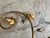 Gold Florentine Gilt Wall Sconces with Glass Ivy Leaves, 1970s, Set of 2 For Sale - Image 8 of 16