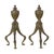 Antique British Victorian Brass Fire Dogs, 1880, Set of 2 For Sale - Image 4 of 18