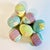 This is a lovely set if 7 paper forms wrapped Easter Eggs. They feature various designs in celadon, lavender, yellow,...
