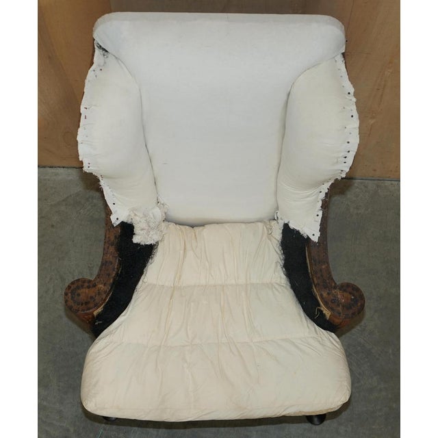 Set of Georgian Deconstructed Wingback Armchairs from William Morris Arms, 1820s For Sale - Image 12 of 18
