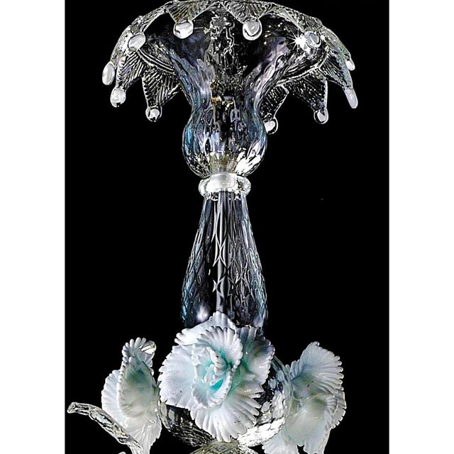 Early 21st Century Romantic Venetian Floral Murano Glass Chandelier by Simoeng for Simoeng For Sale - Image 5 of 8