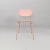 Metal Italian Modern Light Pink Metal and Plastic Chairs from Tomasucci, 2000s, Set of 4 For Sale - Image 7 of 18