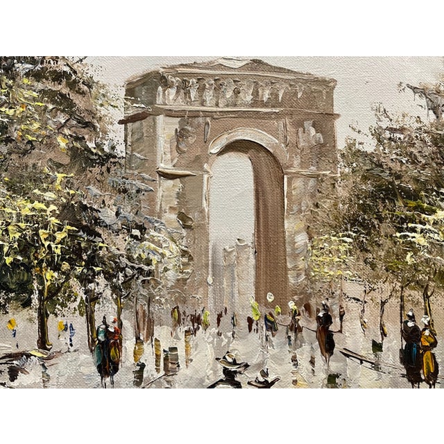 Fontaine the artist with his signature on the very lower right describes beauty in this spectacular oil on canvas painting...
