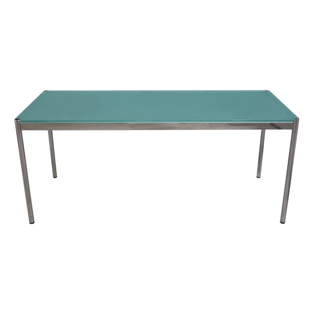 Glass Table by Fritz Haller & Paul Schärer for USM Haller For Sale