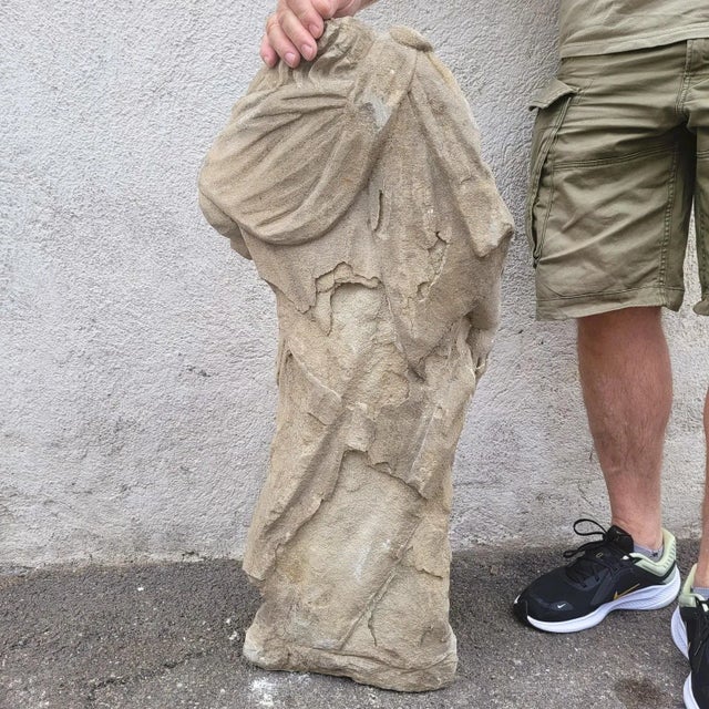 Figurative Sculpture, 17th Century, Stone For Sale - Image 12 of 17