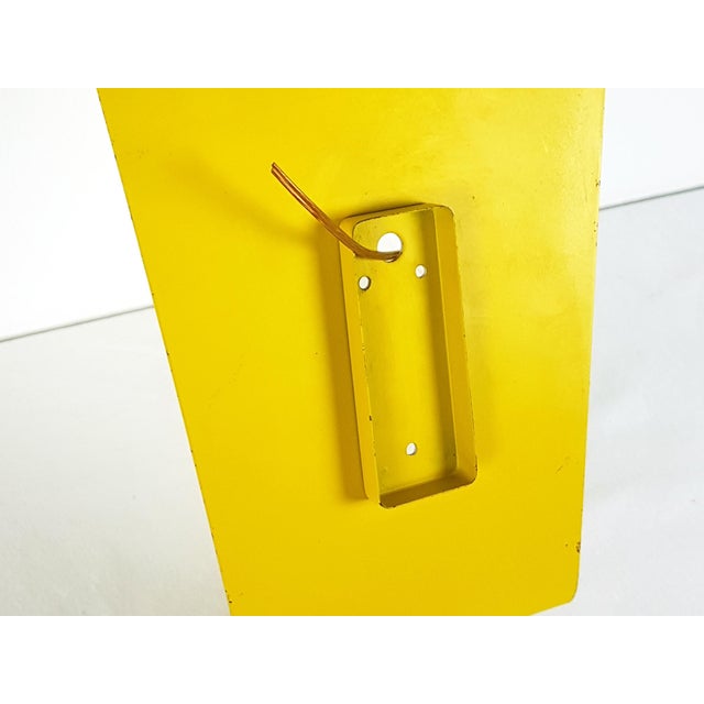 White Mid-Century Italian Yellow Metal and Opaline Glass Sconce For Sale - Image 8 of 9