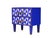 Contemporary Blue and White Optical Effect Nightstands in Murano Glass from Justfurnituress SRL, Set of 2 For Sale - Image 3 of 6