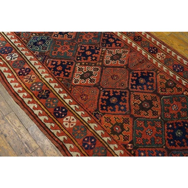 Antique Persian Kurdish Rug For Sale - Image 4 of 6
