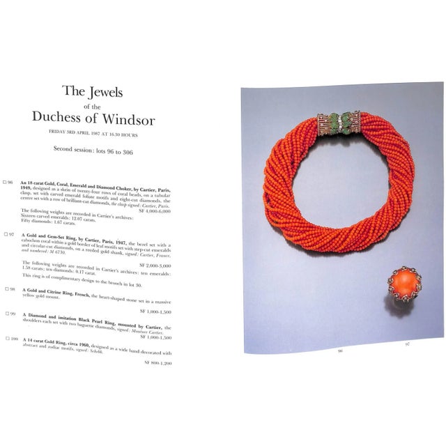 "The Jewels of the Duchess of Windsor - 2nd-3rd April 1987 Sotheby's Geneva" 1987 For Sale - Image 15 of 18