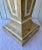 Modern Late 20th Century Tessellated Stone Cream White Modern Pedestal Sculpture Display For Sale - Image 3 of 6