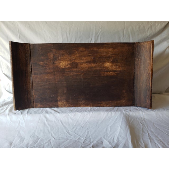 Antique 19thC Chinese Winged Elm Kang Table / Wabi-Sabi Coffee Table Riser For Sale - Image 4 of 8