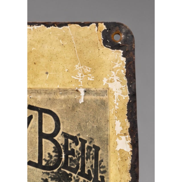 White Fare You Well Daisy Bell , 1894 Advertising Metal Sign For Sale - Image 8 of 8