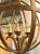 Currey & Company Currey & Co. Organic Modern Large Axel Orb Wood Chandelier For Sale - Image 4 of 6