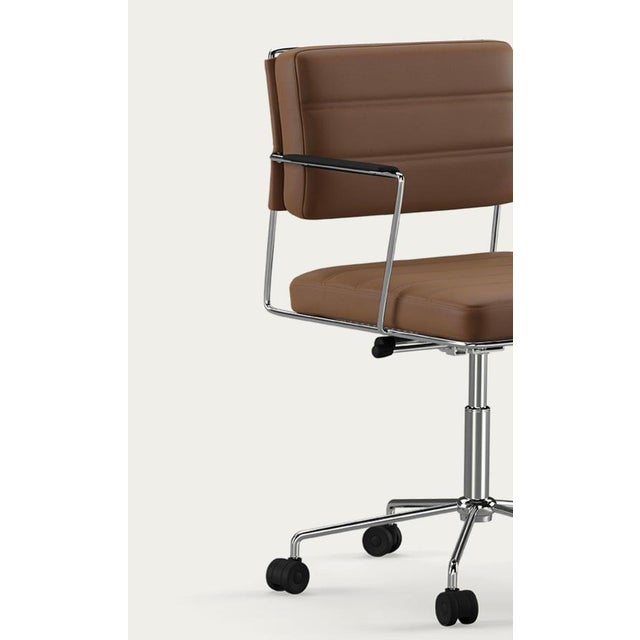 Black One Collection Time Chair in Chrome and Upholstery from Henrik Tengler For Sale - Image 8 of 12