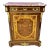 French Louis XV Style Copper Commode Marble Topped For Sale