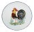 Italian Rooster Platter Hand Paint Italy Pottery Chicken For Sale