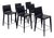 Frag for Design Within Reach Bottega Leather Counter Stools, Set of Six For Sale