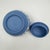 Vintage Wedgwood Blue Jasperware Covered Sugar Bowl or Lidded Trinket Dish For Sale - Image 10 of 11