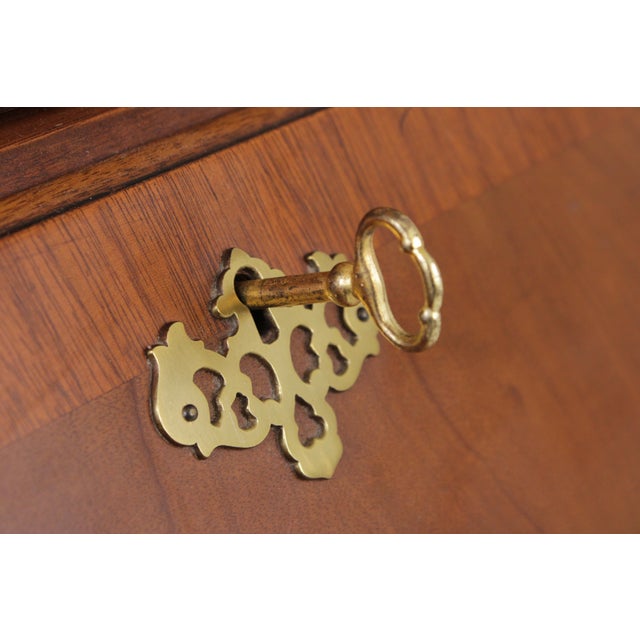 Hickory Chair Co George III Secretary Desk For Sale - Image 14 of 18