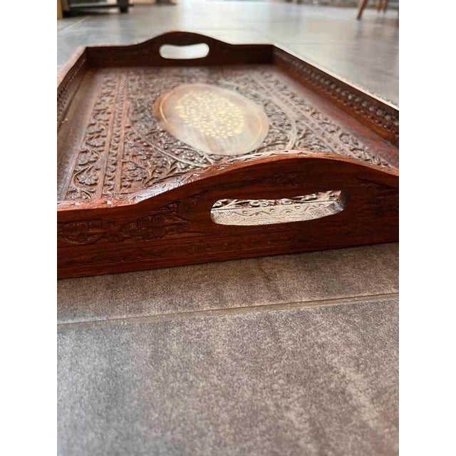 Vintage Wooden Tray, 1960s For Sale - Image 6 of 10