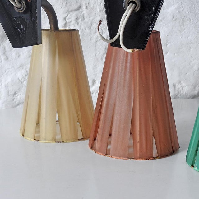 Mid-Century Modern Wall Lights, France, 1950s, Set of 4 For Sale - Image 16 of 18