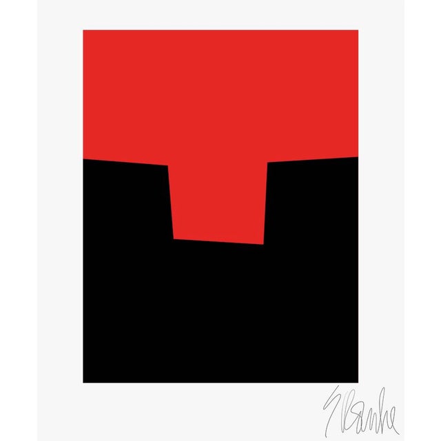 Red Joins Black Fine Art Print 20"x 24" by Liz Roache For Sale In Boston - Image 6 of 6