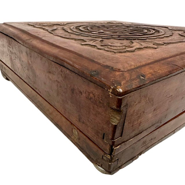 Early 20th Century Antique Chinese Famille Rose Sweetmeat Dishes Set With Wooden Box For Sale - Image 12 of 12