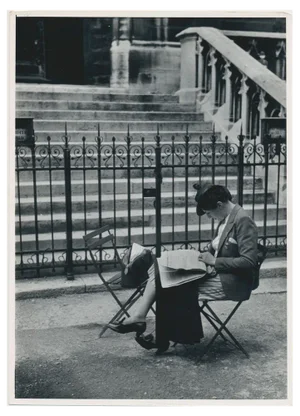 Woman, 1950s, Black and White Photograph