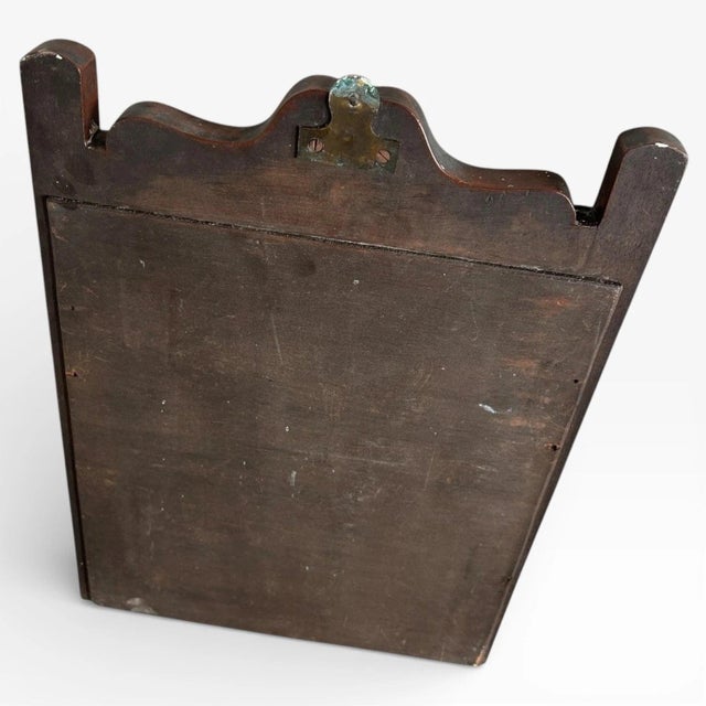 Wood French Carved Mahogany Farmhouse Wall Mirror For Sale - Image 7 of 9