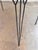 Black Teak Dining Table with Hairpin Legs, 1960s For Sale - Image 8 of 11