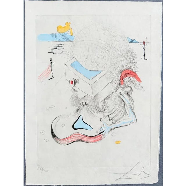 Salvador Dali, Les Tiroirs, 1967, Etching For Sale - Image 6 of 8