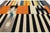 Textile Contemporary Geometric Wool Kilim Rug – Mid-Century Modern Abstract Flat-Weave For Sale - Image 7 of 12