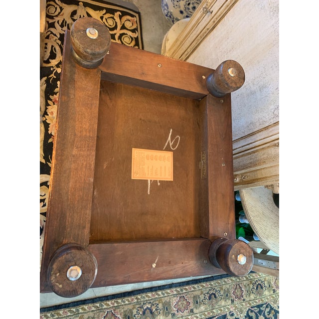 Antique Kittinger Jacobean Cabinet Side Table Liquor Cabinet For Sale - Image 14 of 18